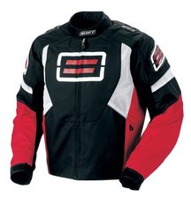 Куртка SHIFT Super Street Textile Jacket (Red), XXL, Black,Red, XXL