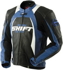 Куртка SHIFT SR-1 Leather Jacket (Black/Blue), XXL, Black,Blue, XXL