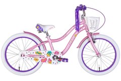 Купити Велосипед дитячий 20" Formula Cream AL 2022, з крилом та корзиною, рожевий з доставкою по Україні