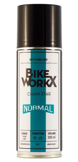 Купити Смазка для цепи BikeWorkX Chain Star “normal” спрей 200 мл. з доставкою по Україні