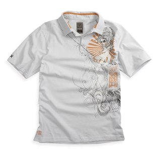 Поло FOX Inked Polo (Light Grey), S