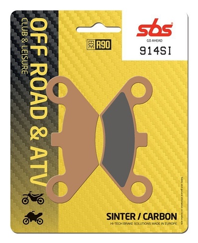 Колодки гальмівні SBS Sport Brake Pads, Sinter/Carbon (671SI)