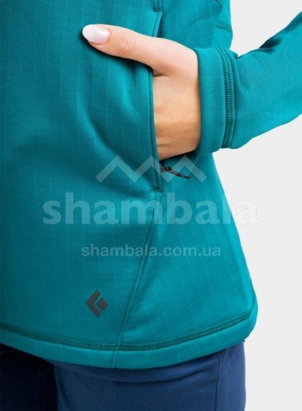 Женская флисовая кофта с рукавом реглан Black Diamond Factor Hoody, L - Black (BD 744080.0002-L)