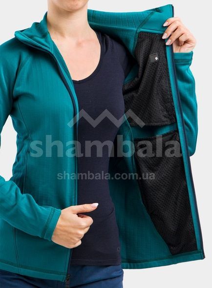 Женская флисовая кофта с рукавом реглан Black Diamond Factor Hoody, L - Black (BD 744080.0002-L)