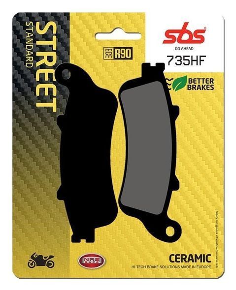 Тормозные колодки SBS Standard Brake Pads, Ceramic (735HF)