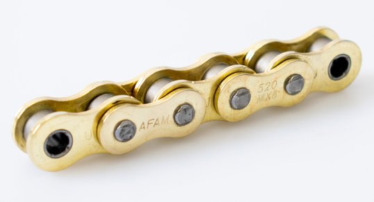 Ціп AFAM MX6-GG ARS Chain 520 (Gold), 520-118L / No Seal