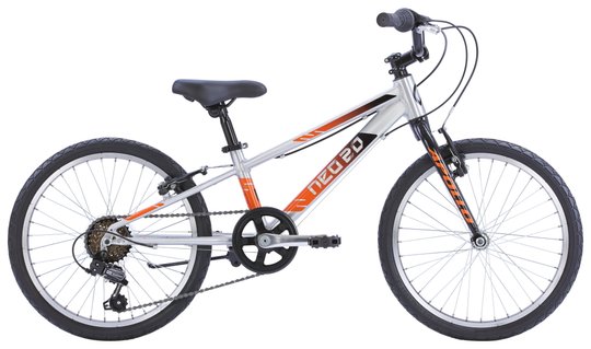 Купить Велосипед 20" Apollo NEO 6s boys Brushed Alloy / Black / Orange Fade с доставкой по Украине