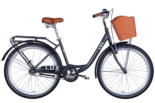 Купити Велосипед 26" Dorozhnik LUX 2024 (темно-сірий) з доставкою по Україні