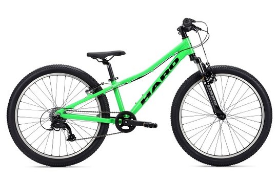 Купити Велосипед підлітковий 24" Wheel Haro 2023 Flightline 24" Bad Apple Green / Black з доставкою по Україні