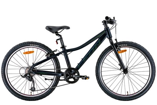 Купити Велосипед 24" Leon JUNIOR Vbr 2022 чорний з хакі м з доставкою по Україні