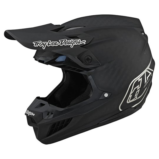 Мото шолом TLD SE5 Carbon Helmet [Stealth BLk/Chrome] MD