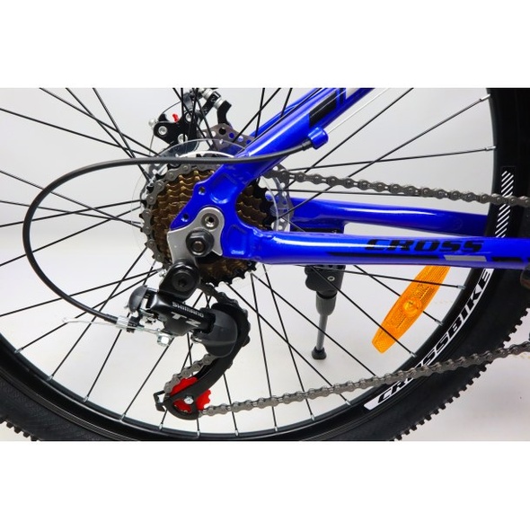 Купити Велосипед Cross Hunter 27.5" 17" Чорний-Синій з доставкою по Україні