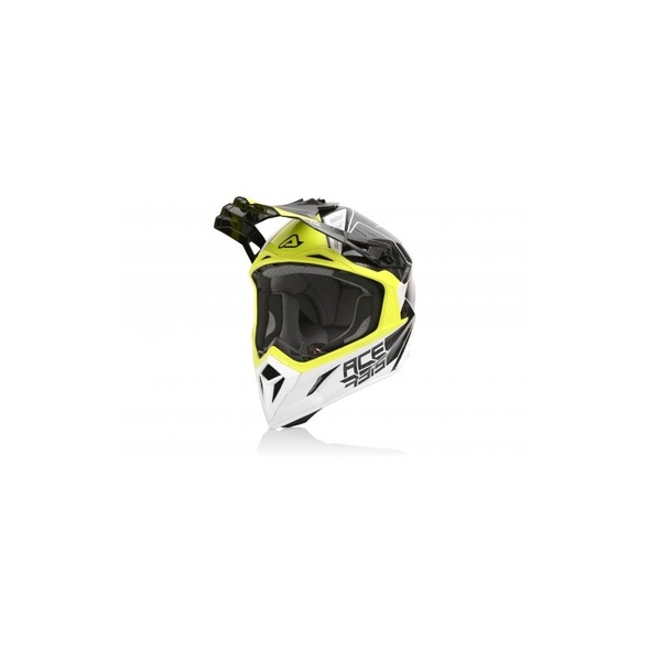 Шлем ACERBIS Steel CARBON (2XL) (White/Yellow)