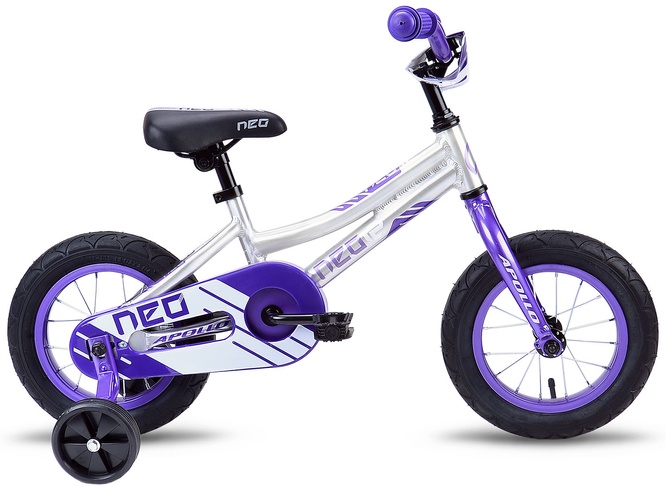 Купить Велосипед 12" Apollo NEO girls фиолетовый/белый с доставкой по Украине