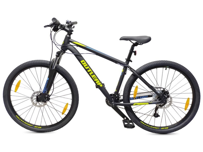 Купити Велосипед гірський 29" Outleap NINEWAVE ELITE M Black/Green/Blue 2021 з доставкою по Україні
