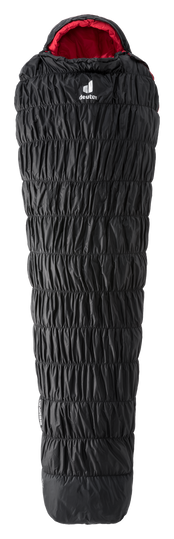 Спальний мішок Deuter Exosphere 0° L колір 7530 black-fire правий, 1 - 1.5 кг