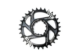 Купити Зірка-неспадайка до шатуна NW AL 32T GXP (SRAM) offset 6mm чорн. SNAIL з доставкою по Україні