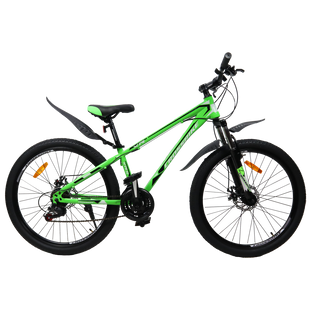 Купити Велосипед CrossBike Racer 26" Зелений-Чорний XS (140-155 см) з доставкою по Україні