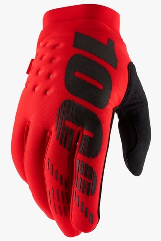 Зимові рукавички 100% BRISKER Glove (Red), L (10)