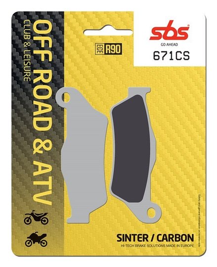 Гальмівні колодки SBS Comp Brake Pads, Carbon (675CS)