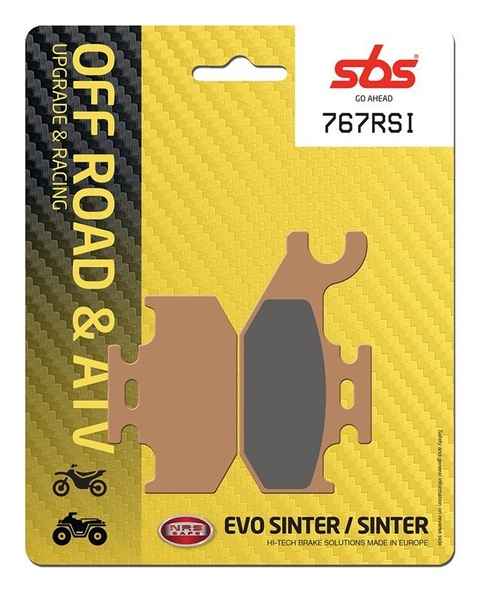 Колодки гальмівні SBS Racing Brake Pads, EVO Sinter/Sinter (767RSI)