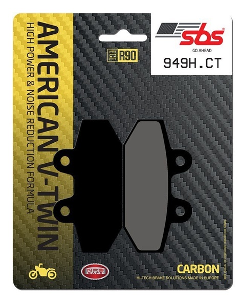 Колодки гальмівні SBS High Power Brake Pads, Carbon (830H.CT)