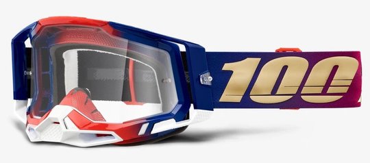 Окуляри 100% RACECRAFT 2 Goggle United - Clear Lens, Clear Lens