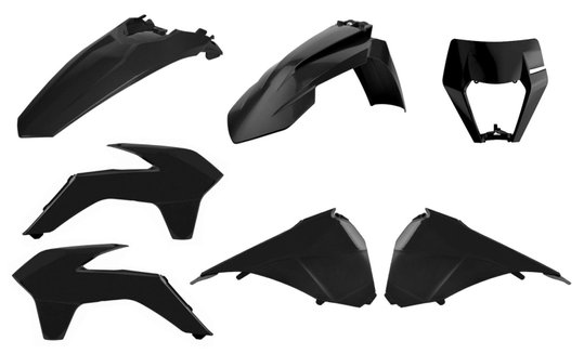 Пластик Polisport ENDURO Restyling kit - KTM (14-) (Black), KTM