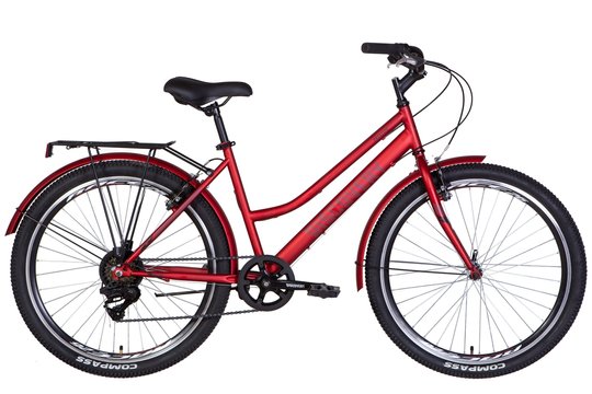 Купити Велосипед 26" Discovery PRESTIGE WOMAN 2022 червоний м з доставкою по Україні