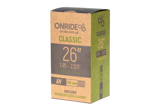 Купити Камера ONRIDE Classic 26"x1.95-2.125" AV 48 з доставкою по Україні