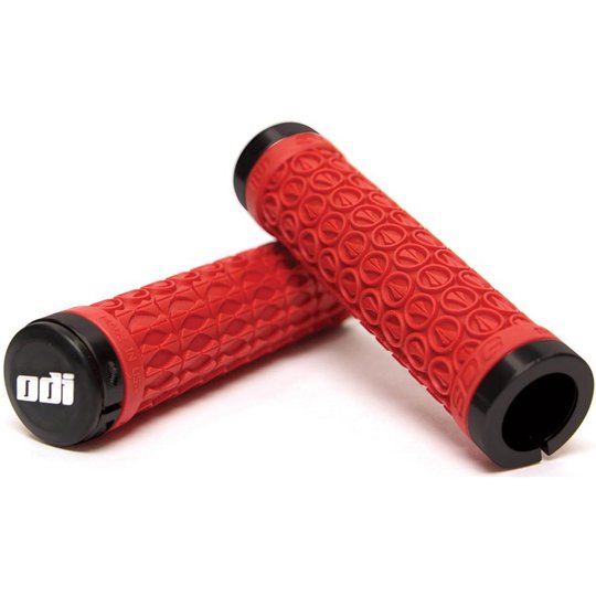 Купить Грипсы ODI SDG MTB Lock-On Bonus Pack Black w/Red Clamps (черные с красными замками) с доставкой по Украине