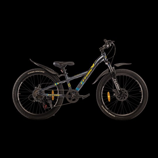 Купить Велосипед Titan CALYPSO 24" 11" Сірий-Жовтий с доставкой по Украине
