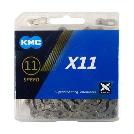Купити Ланцюг KMC X11 Grey 11 швидкостей 114 ланок сірий + замок з доставкою по Україні