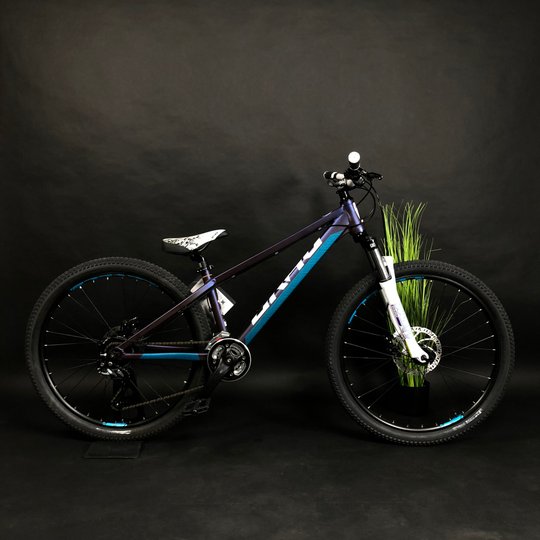 Купити Велосипед dirt DRAG 26 C1 Fun AC-28 M-13 фіолетовий з білим з доставкою по Україні