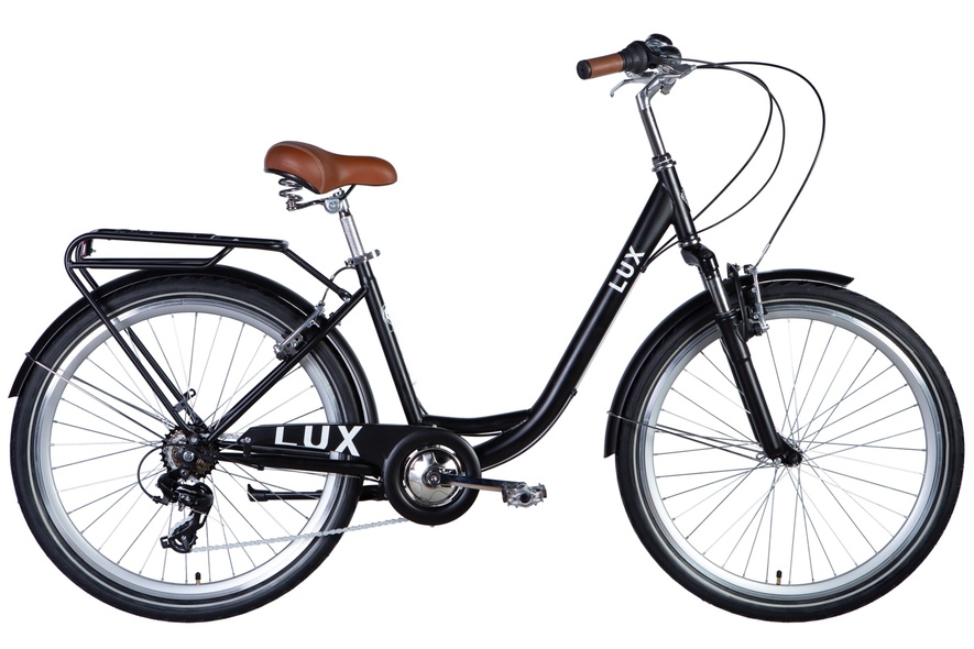 Купить Велосипед 26" Dorozhnik LUX AM 2024 (чорний (м)) с доставкой по Украине