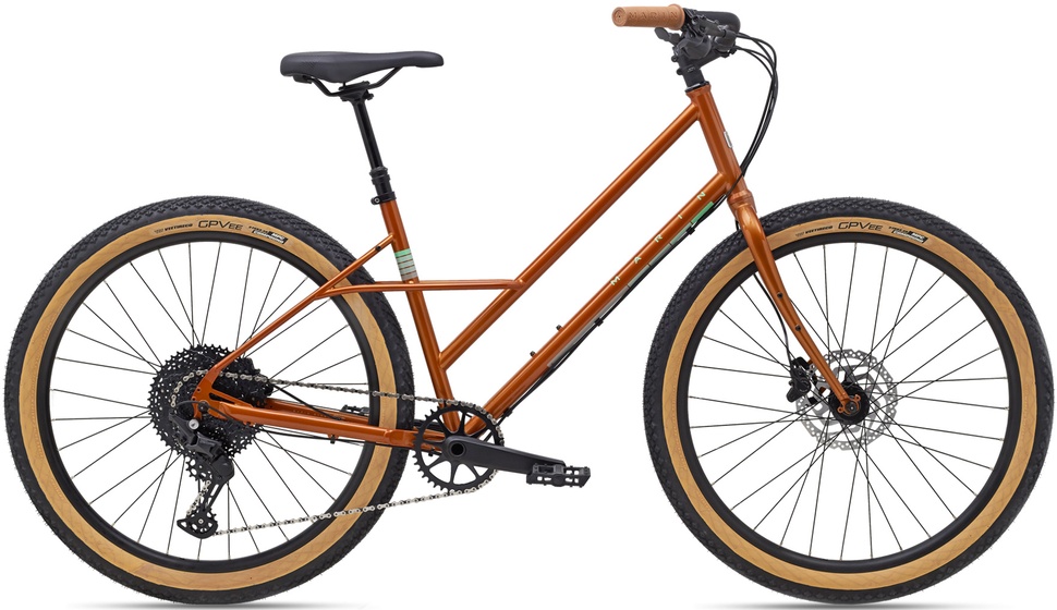 Купити Велосипед 28" Marin LARKSPUR 2 рама - S 2021 Gloss Copper/Turquoise з доставкою по Україні