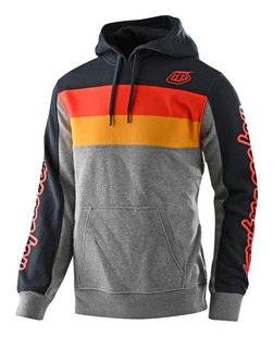 Худі TLD Block Signature PO Hoodie [Gray Heather/Orange] розмір S