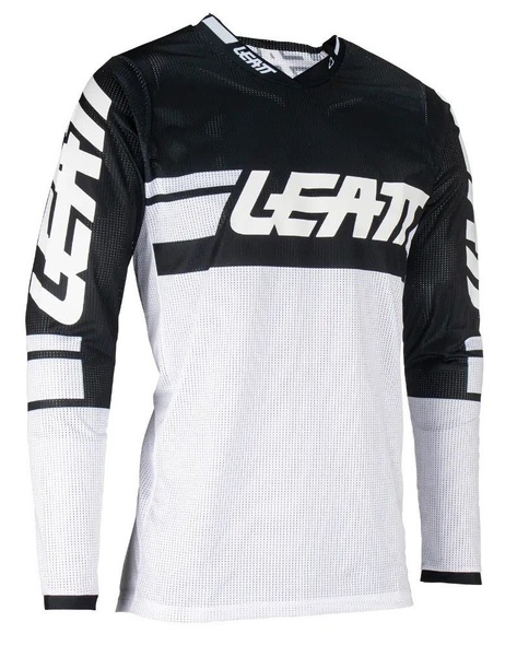 Джерсі LEATT Jersey Moto 4.5 X-Flow (White), L, L