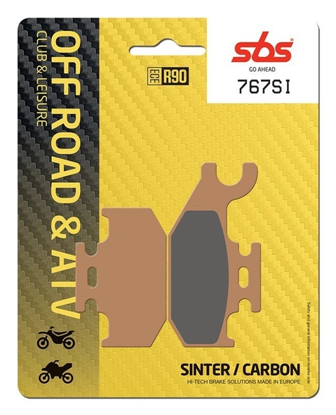 Колодки гальмівні SBS Sport Brake Pads, Sinter/Carbon (767SI)