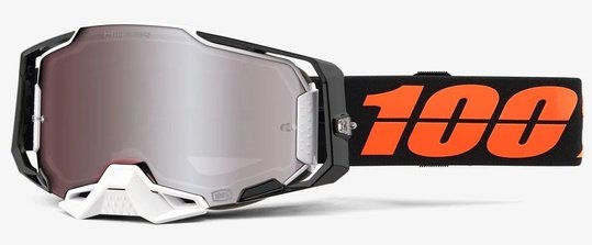 Окуляри 100% ARMEGA Goggle HiPER Blacktail - Mirror Silver Lens, Mirror Lens