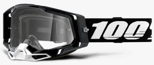 Окуляри 100% RACECRAFT 2 Goggle Black - Clear Lens, Clear Lens, Clear Lens