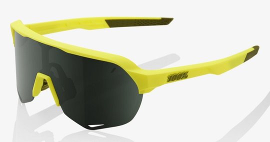 Купити Окуляри Ride 100% S2 - Soft Tact Banana - Grey Green Lens, Colored Lens з доставкою по Україні