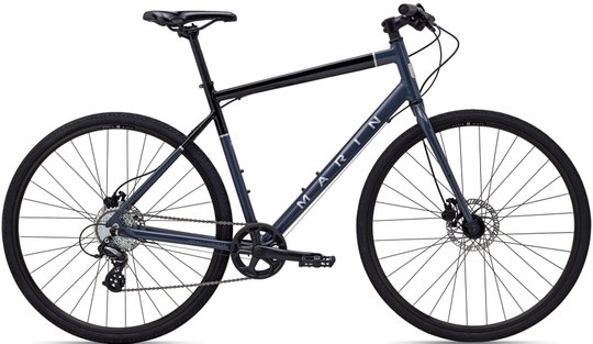 Купити Велосипед 28" Marin PRESIDIO 1 рама - M 2023 Gloss Black/Grey з доставкою по Україні