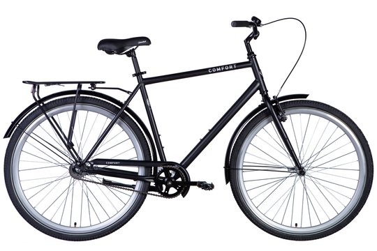 Купити Велосипед 28" Dorozhnik COMFORT MALE 2024 (чорний (м)) з доставкою по Україні
