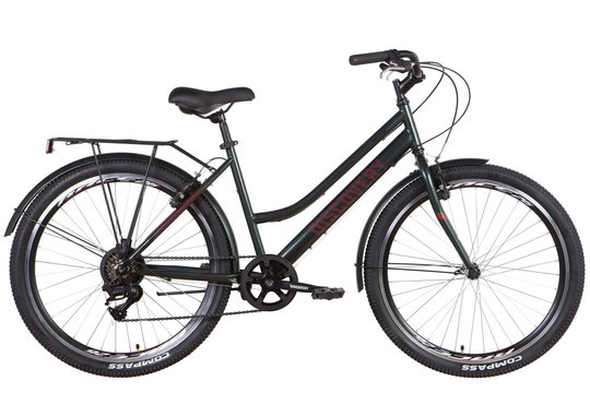 Купити Велосипед 26" Discovery PRESTIGE WOMAN 2022 темно-зелений з доставкою по Україні