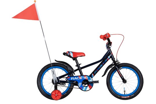 Купити Велосипед дитячий 16" Formula Race ST 2022, блакитно-червоний з доставкою по Україні