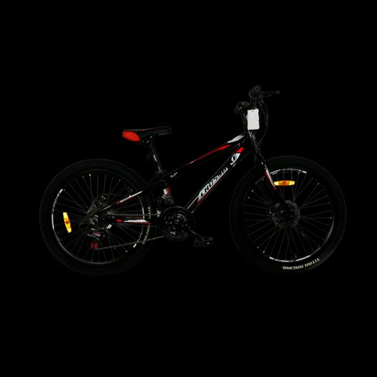 Купити Велосипед CrossBike SPARK AD 24" 11" Чорний-Червоний з доставкою по Україні