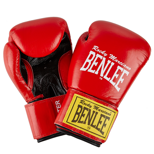 Перчатки боксерські Benlee FIGHTER 12oz / шкіра / червоно-чорні