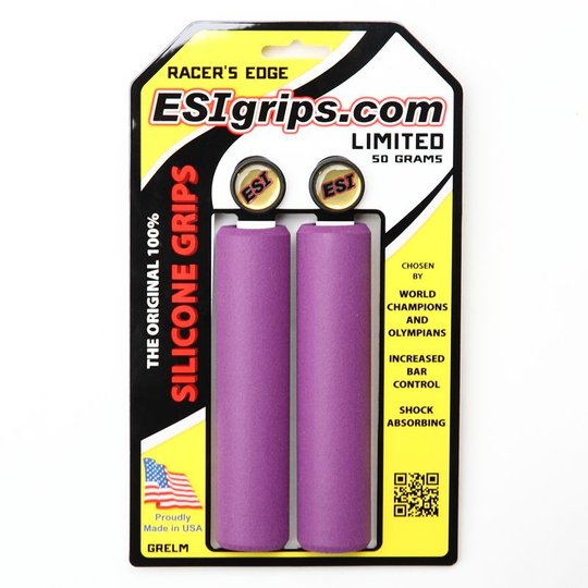 Купити Грипси ESI Racer's Edge Purple (фіолетові) з доставкою по Україні