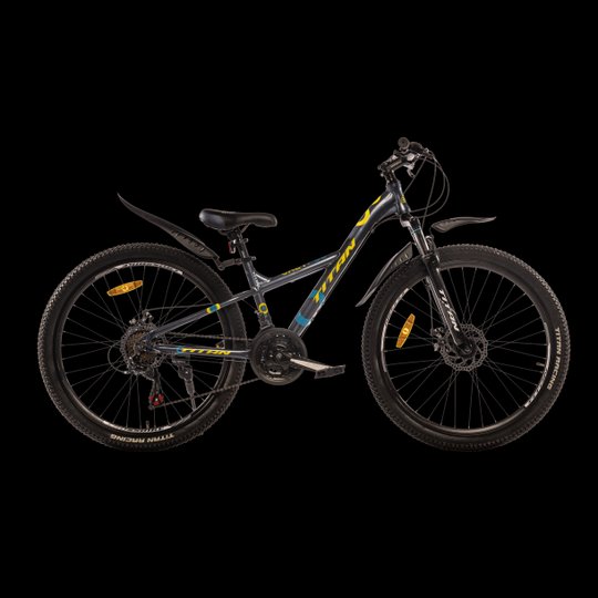 Купить Велосипед Titan CALYPSO 26" 13" Сірий-Жовтий с доставкой по Украине